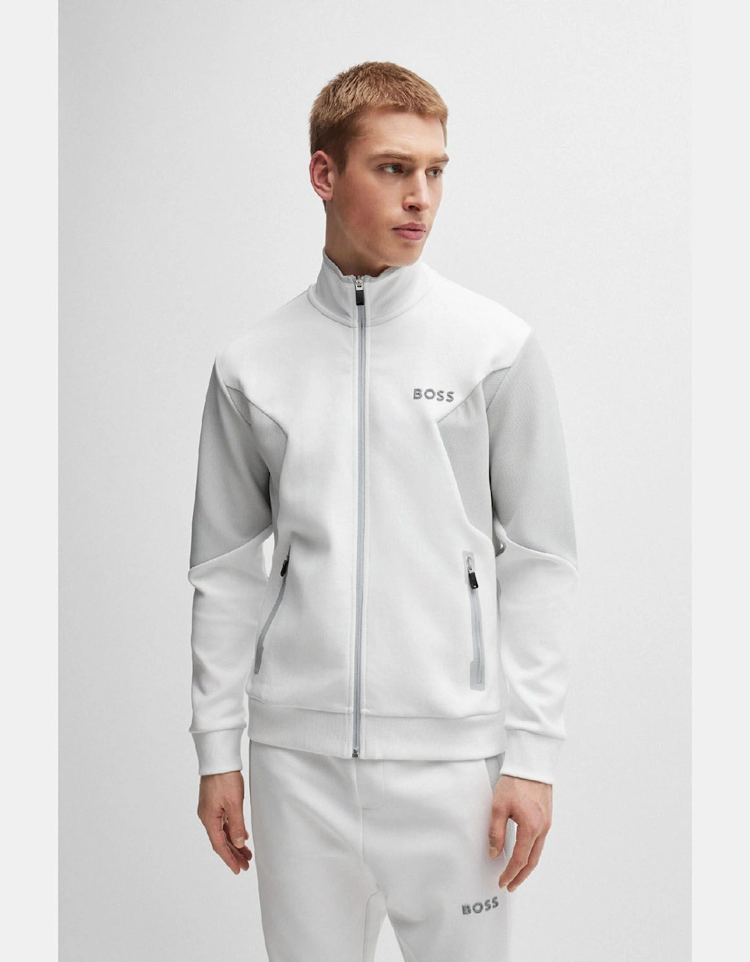 Skaz 1 Cotton Blend Zip Up Sweatshirt