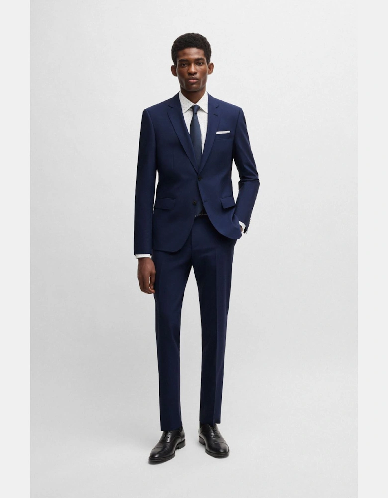 H-Huge-MM-224 Slim-Fit Jacket in Stretch Wool