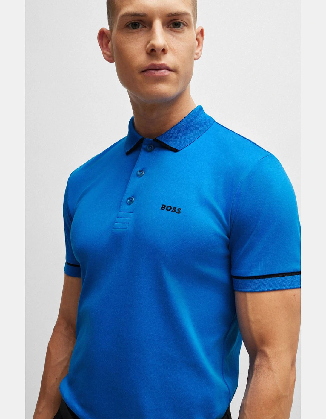 Paule Interlock Cotton Slim Fit Polo Shirt