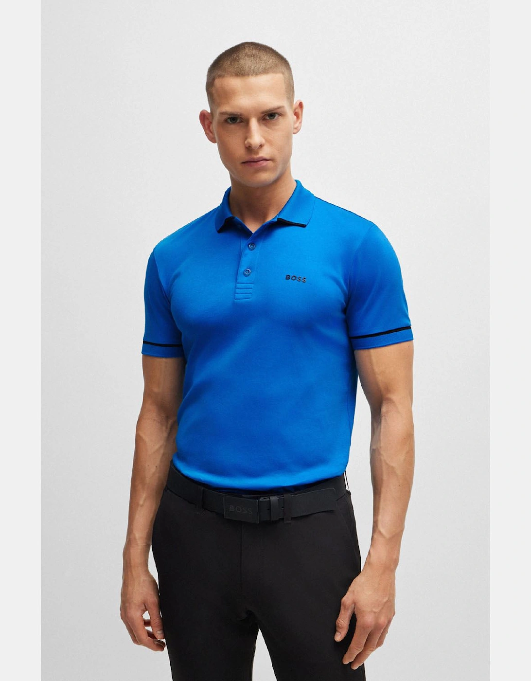 Paule Interlock Cotton Slim Fit Polo Shirt