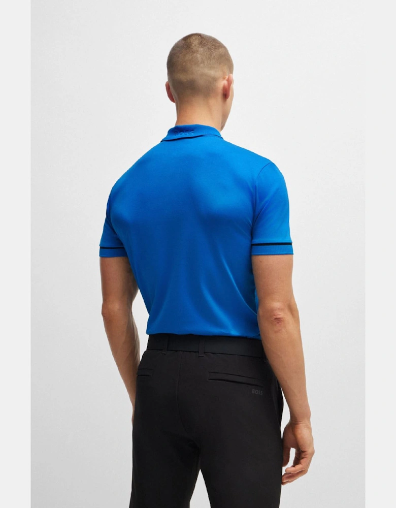 Paule Interlock Cotton Slim Fit Polo Shirt