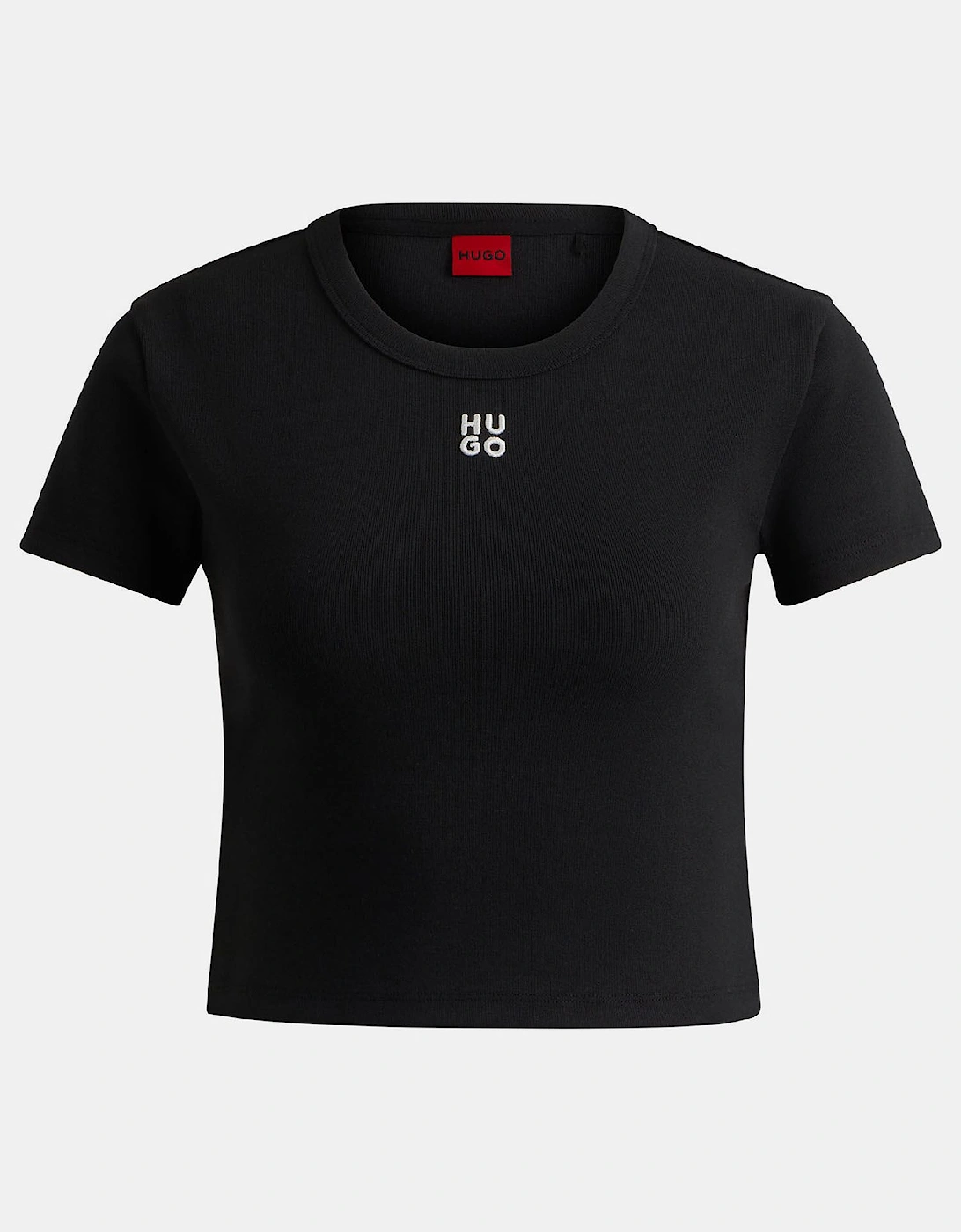 Delanor Cotton Blend Slim-Fit T-Shirt - Delanor Stacked Logo T-Shirt, 6 of 5