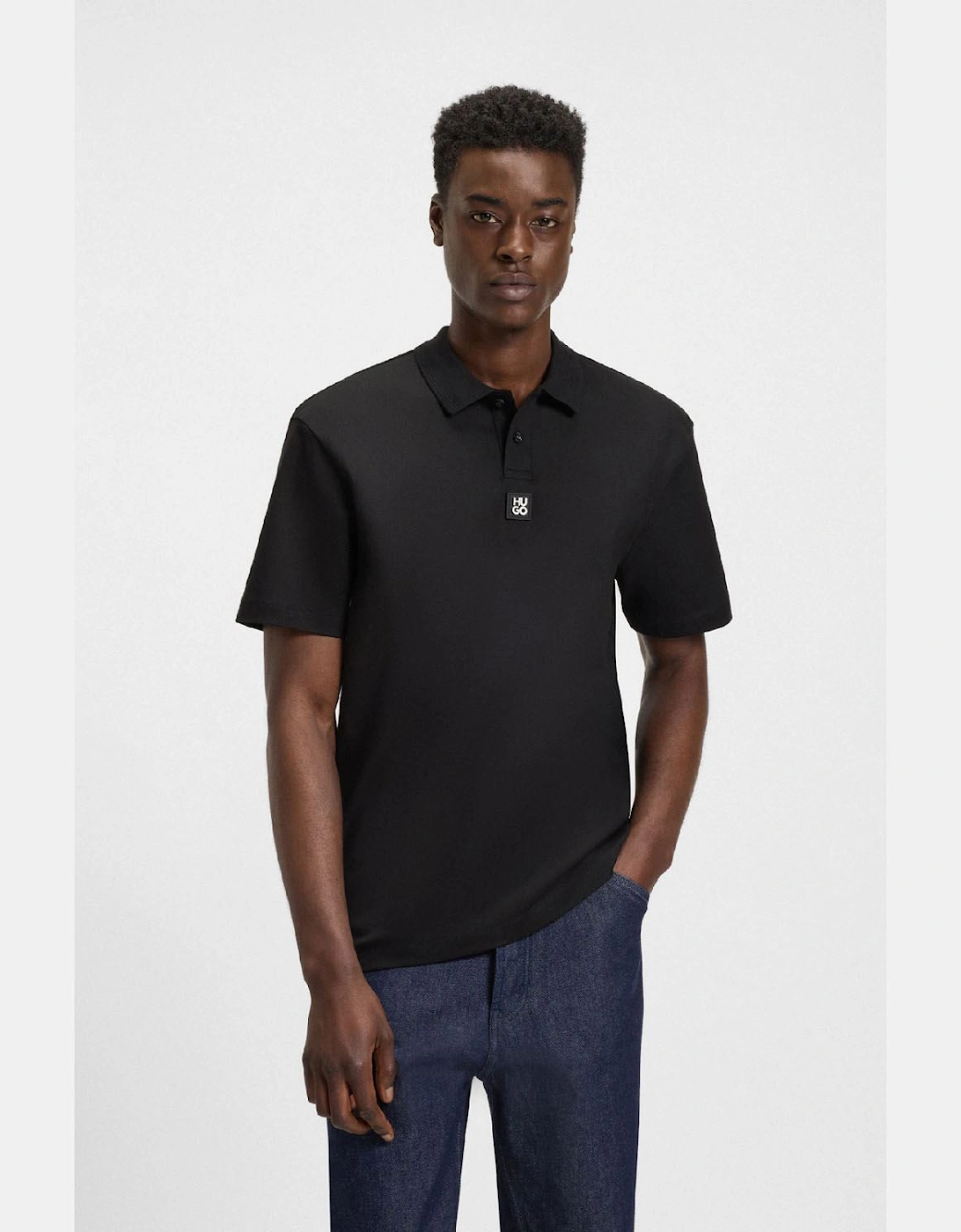 Deabono D Stacked Logo Polo Shirt