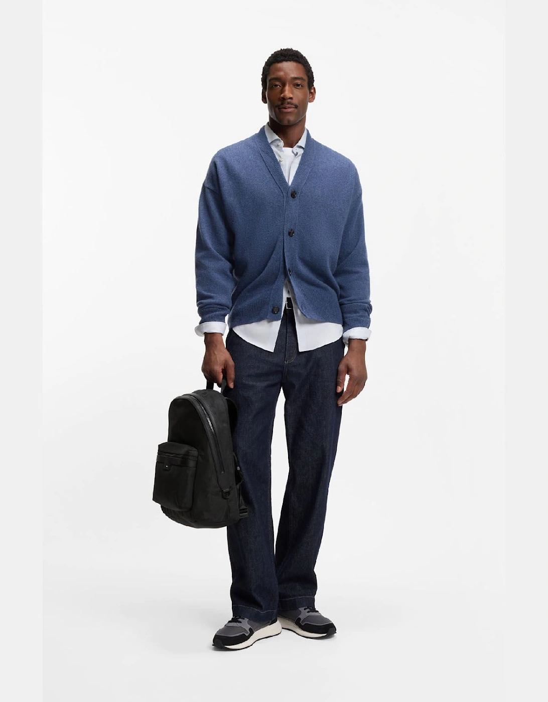 Ray Backpack with Logo and Signature Stripe