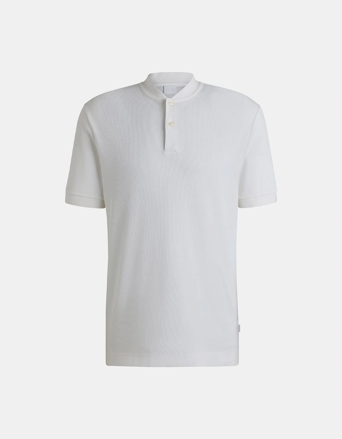 H-Pratt 120 Collarless Polo Shirt, 6 of 5