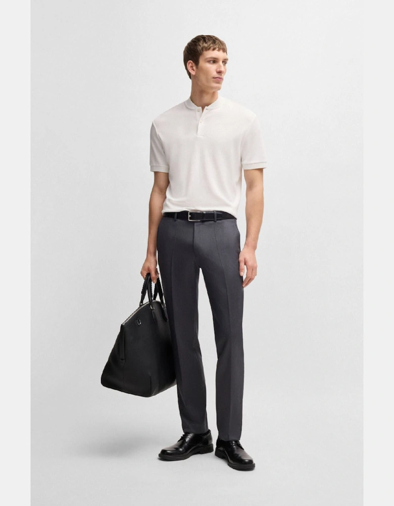 H-Pratt 120 Collarless Polo Shirt