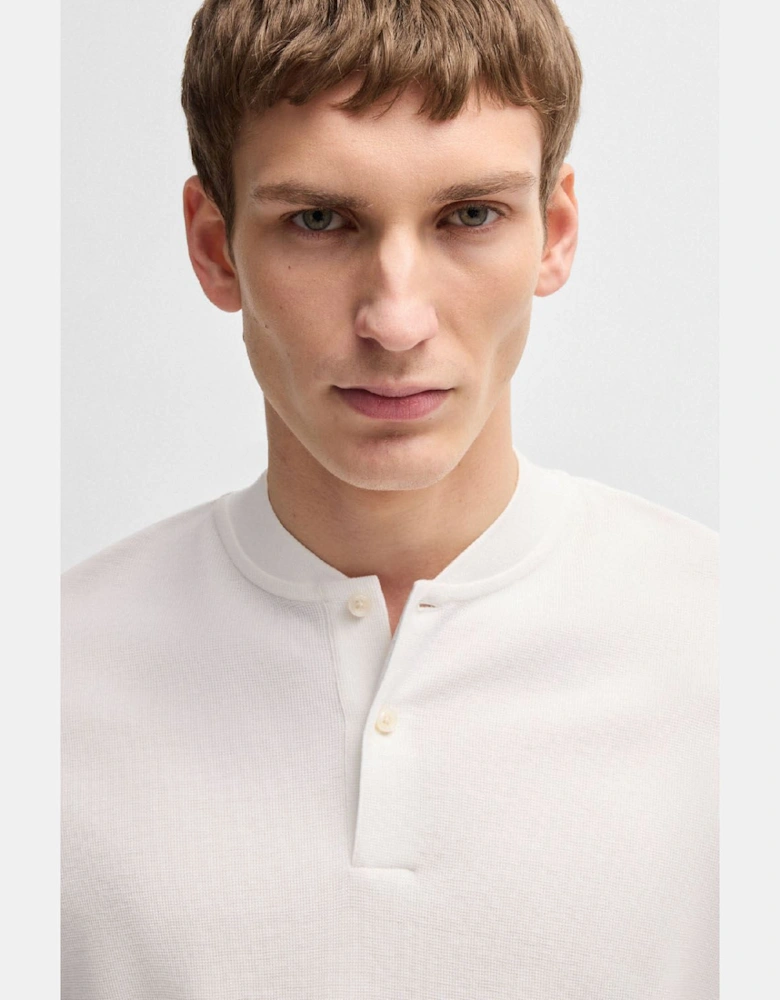 H-Pratt 120 Collarless Polo Shirt