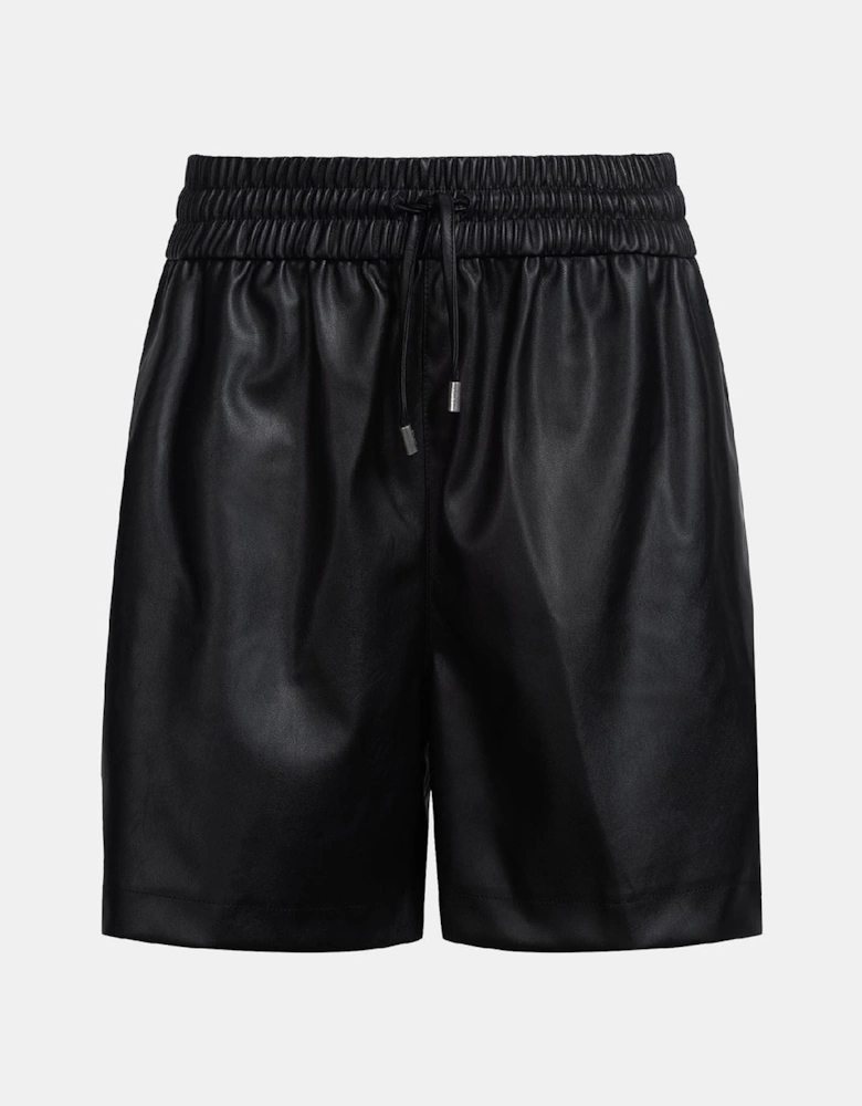 Henuka-1 B Faux Leather Shorts