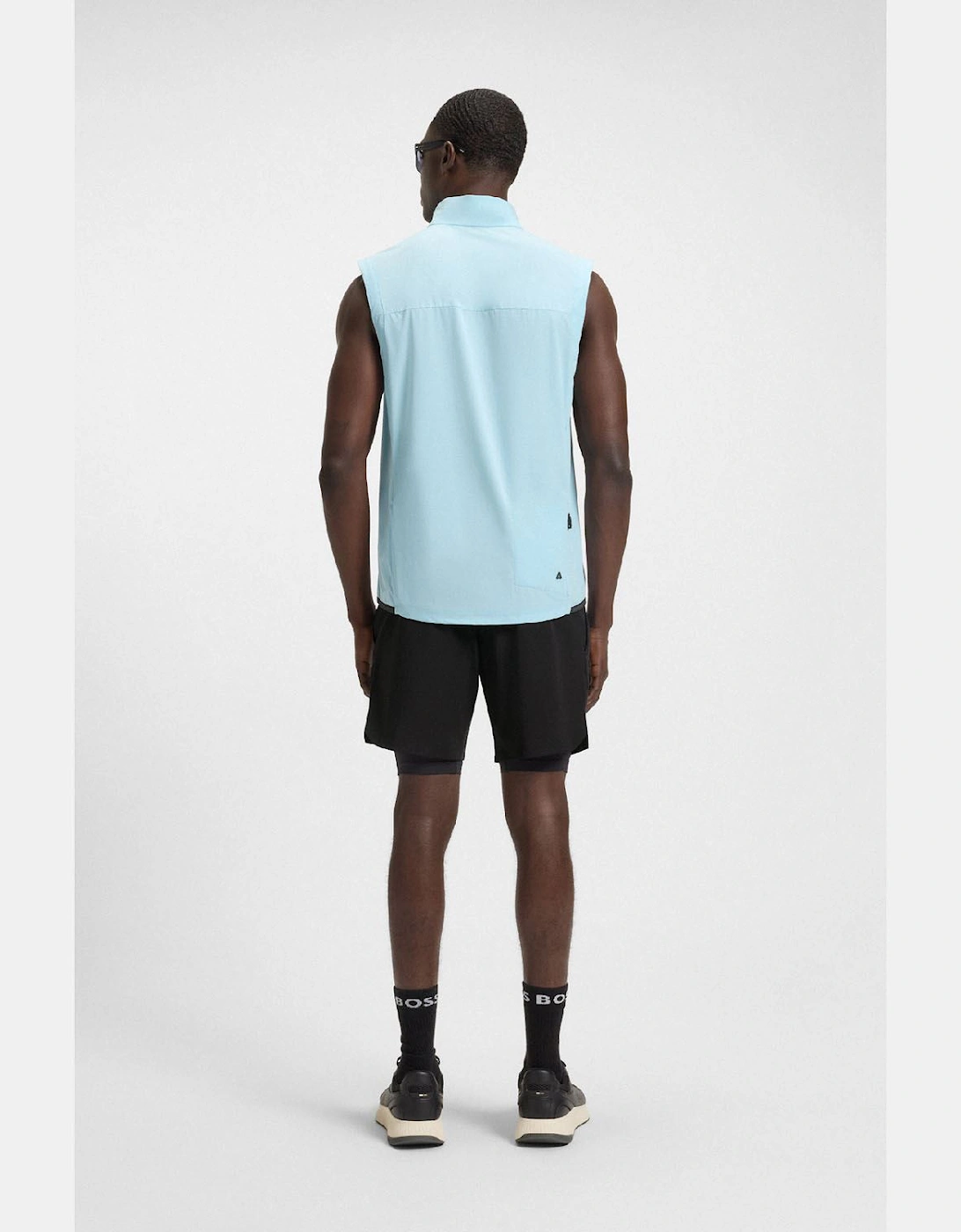 Active Double Layer Shorts in Quick Dry Fabric