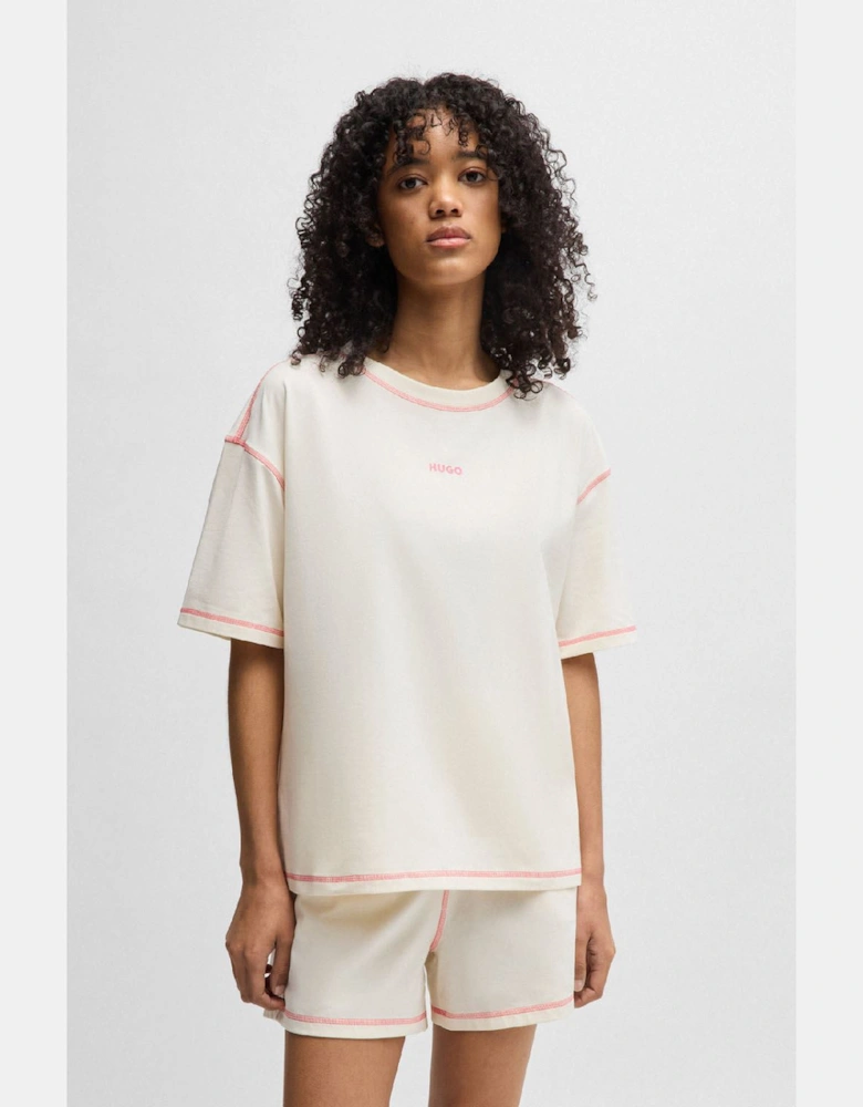 Nite Stretch Cotton Pyjamas with Contrast Logos