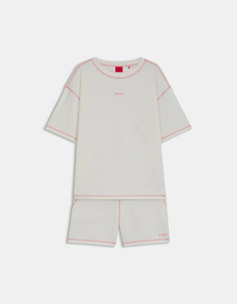Nite Stretch Cotton Pyjamas with Contrast Logos