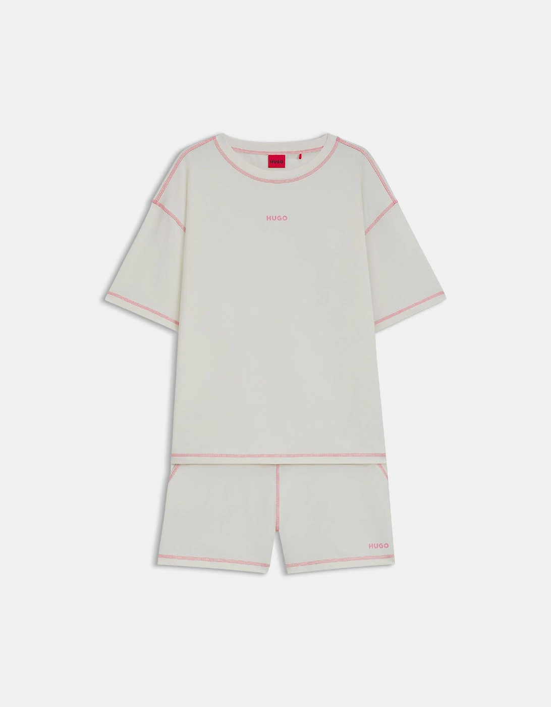 Nite Stretch Cotton Pyjamas with Contrast Logos, 7 of 6