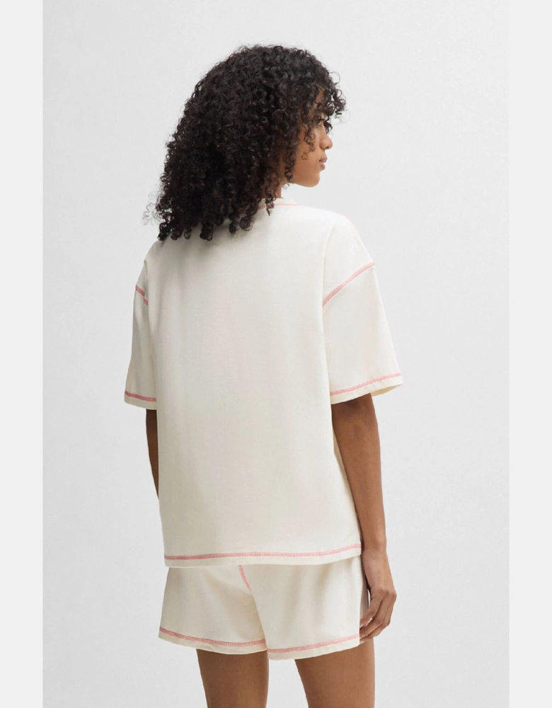 Nite Stretch Cotton Pyjamas with Contrast Logos