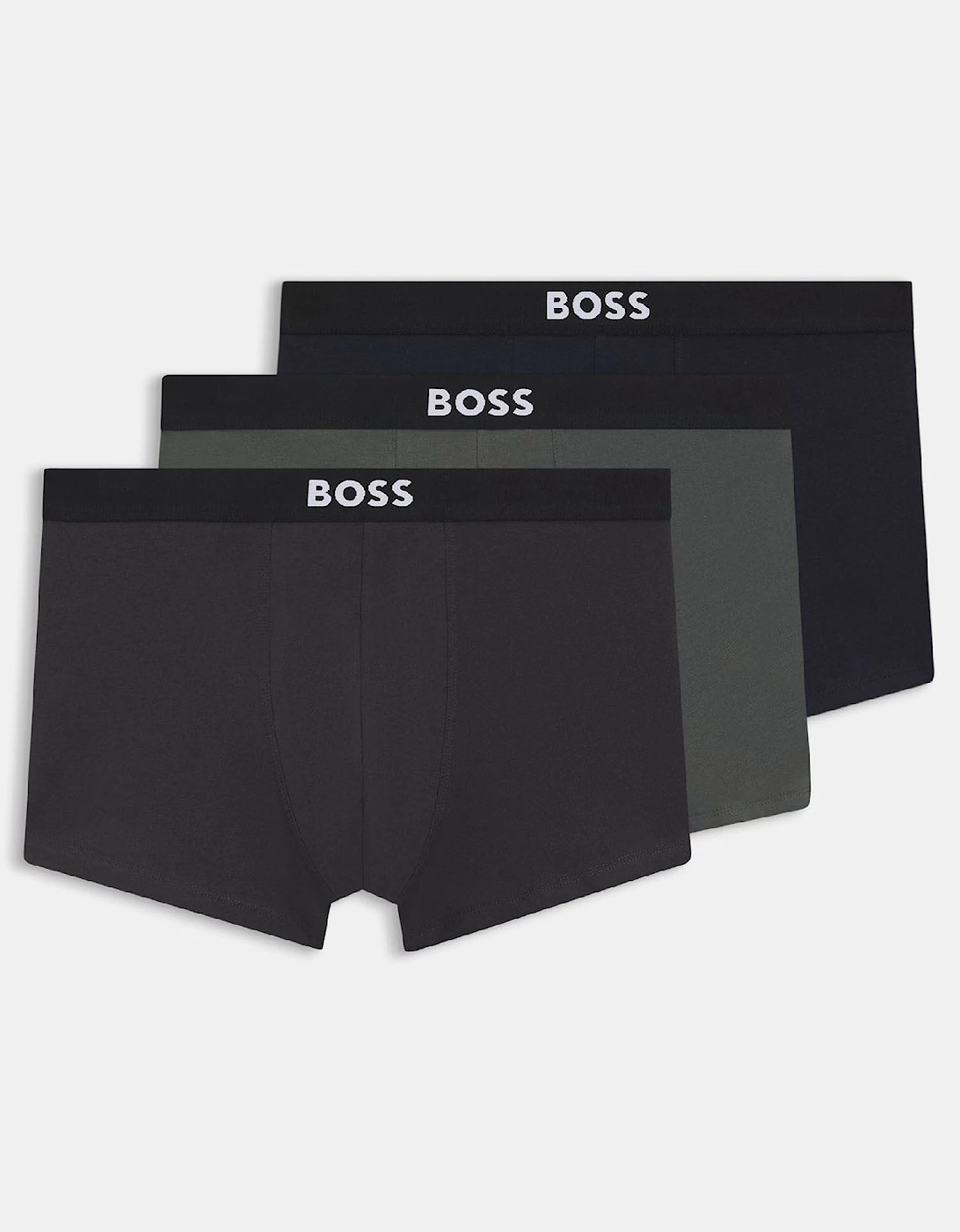 3 Pack of Trunks in Stretch Cotton