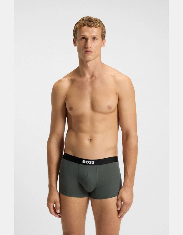 3 Pack of Trunks in Stretch Cotton