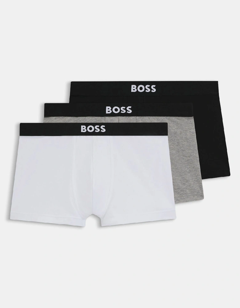 3 Pack of Trunks in Stretch Cotton