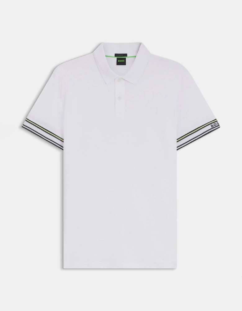 Zone Stripe Cuff Polo Shirt