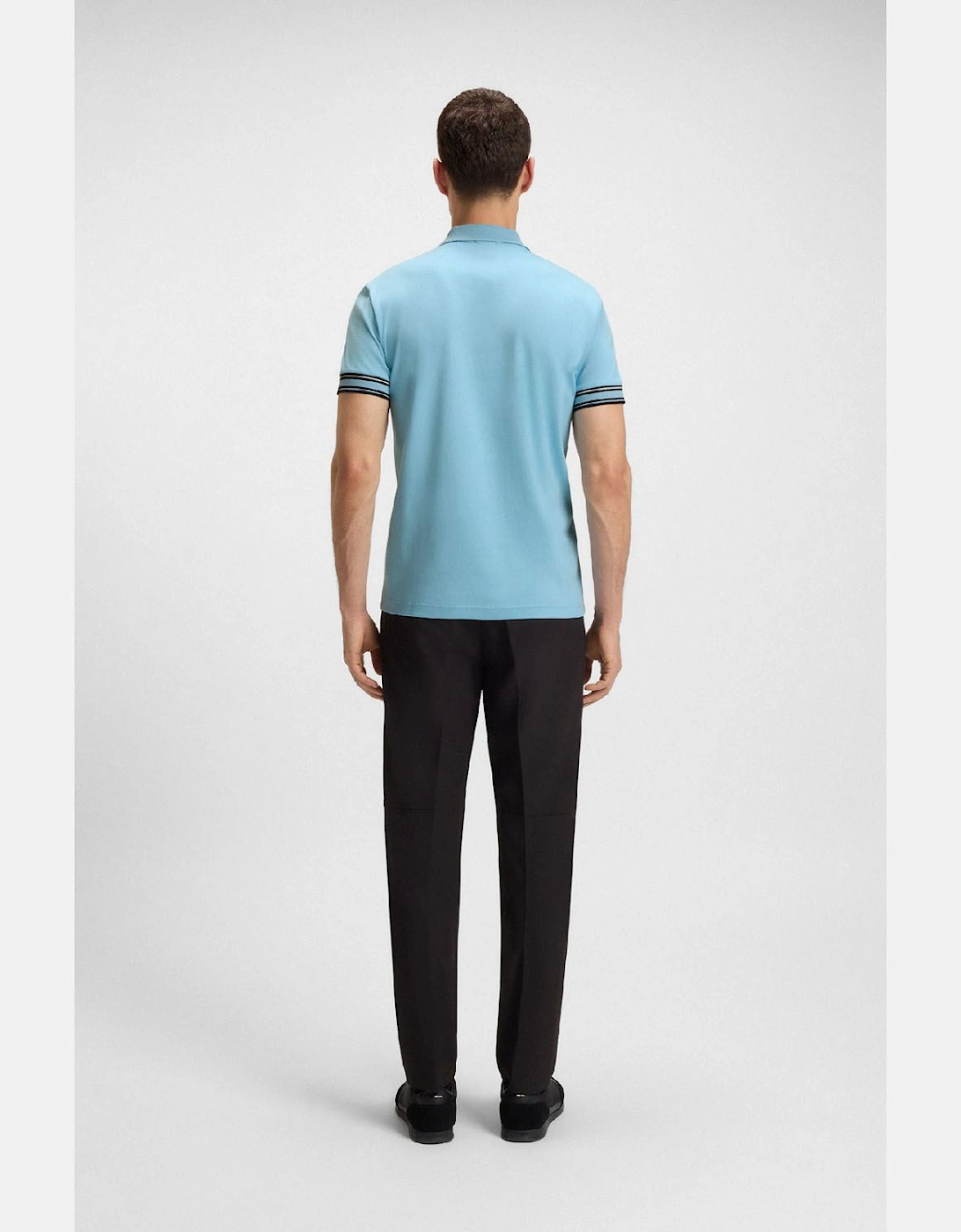 Zone Stripe Cuff Polo Shirt