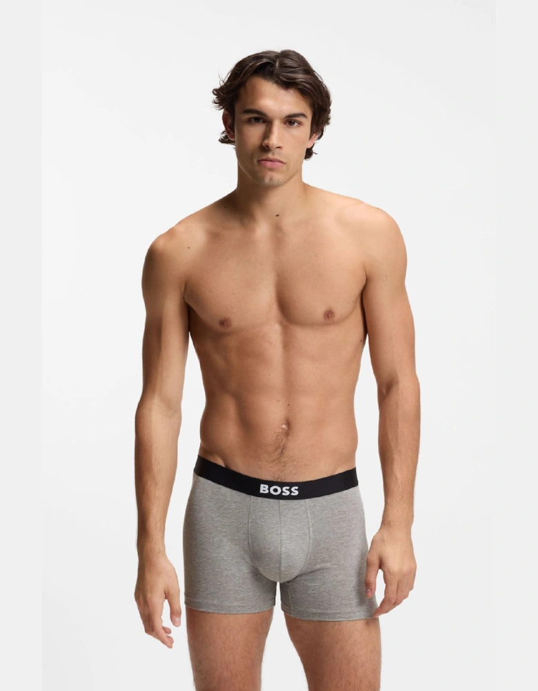 3 Pack of Boxer Briefs in Stretch Cotton