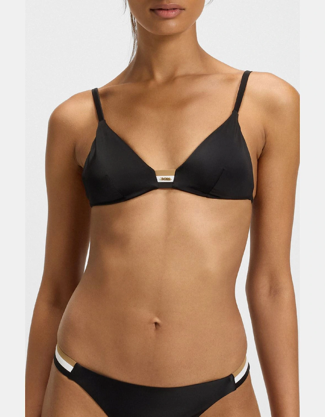 Signature Stripe Bikini Top