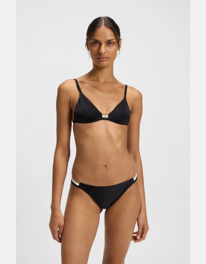 Signature Stripe Bikini Top