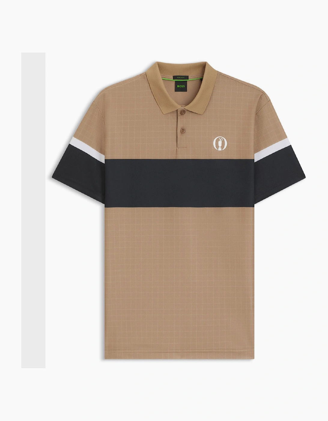The Open 25 Paddy Grid Pattern Polo Shirt, 6 of 5