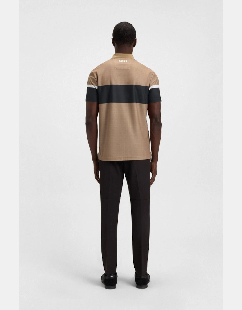 The Open 25 Paddy Grid Pattern Polo Shirt