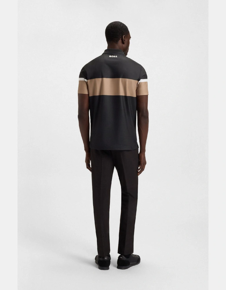 The Open 25 Paddy Grid Pattern Polo Shirt