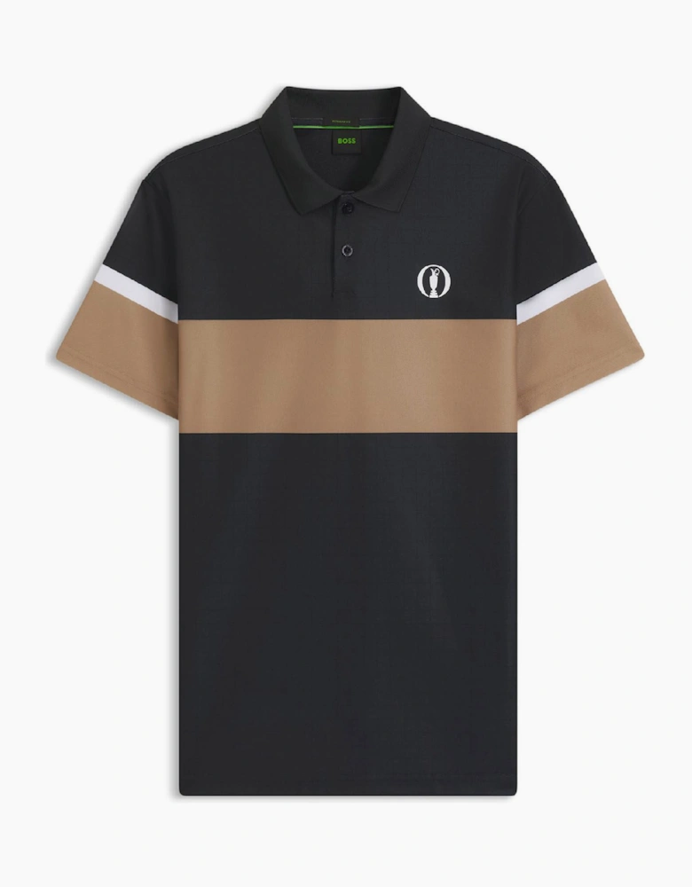 The Open 25 Paddy Grid Pattern Polo Shirt
