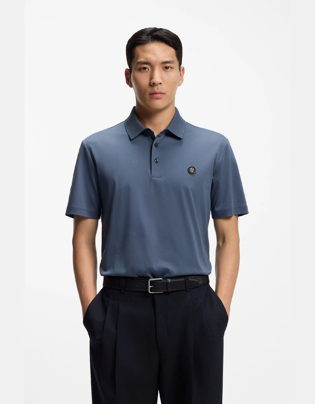 C-Parris 01 Mercerised Cotton Polo Shirt