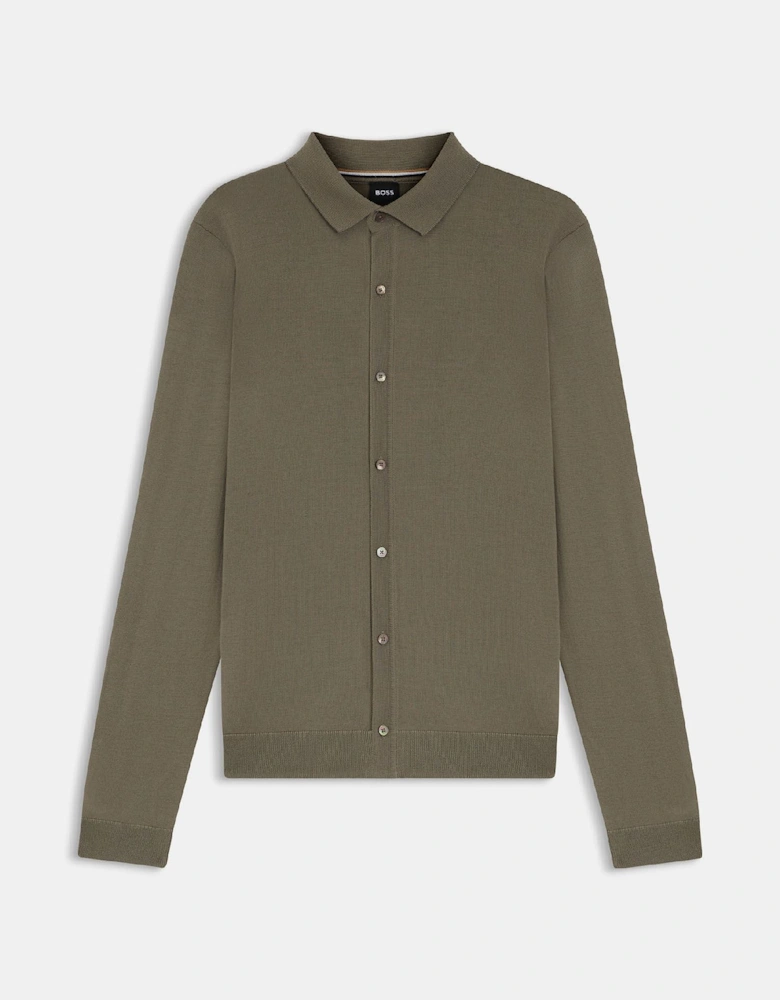 Helbert Regular Fit Shirt in Virgin Wool