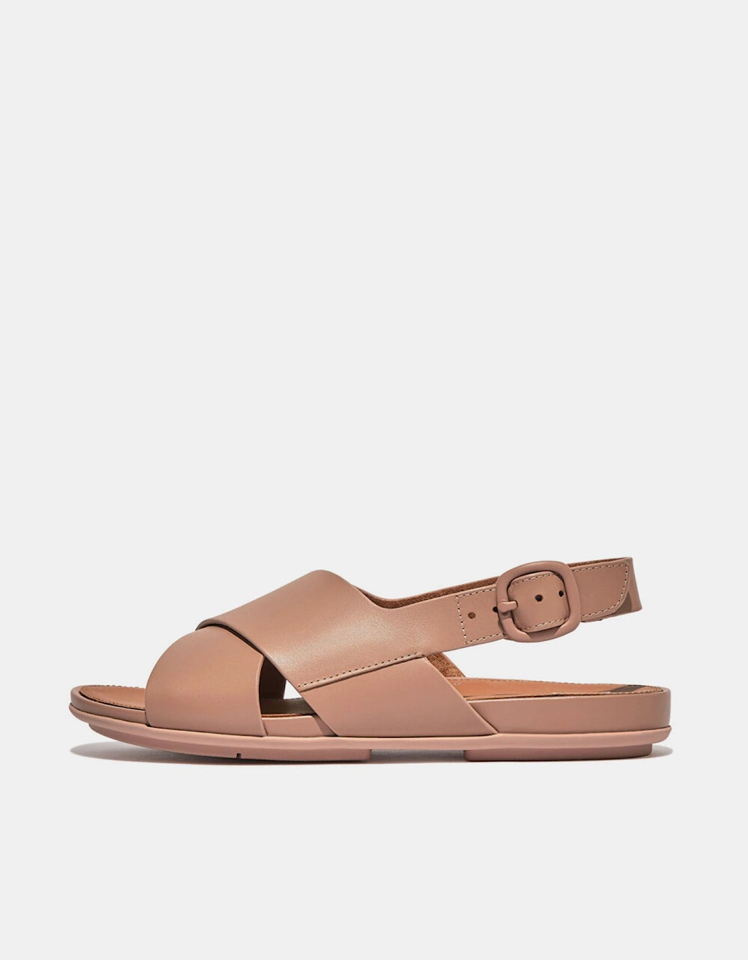 Gracie Leather Crisscross Back-Strap Sandals, 6 of 5