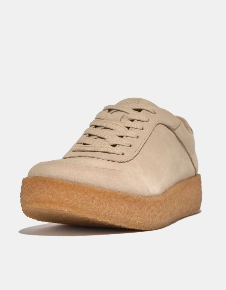 Rally Tumbled-Nubuck Crepe Trainers