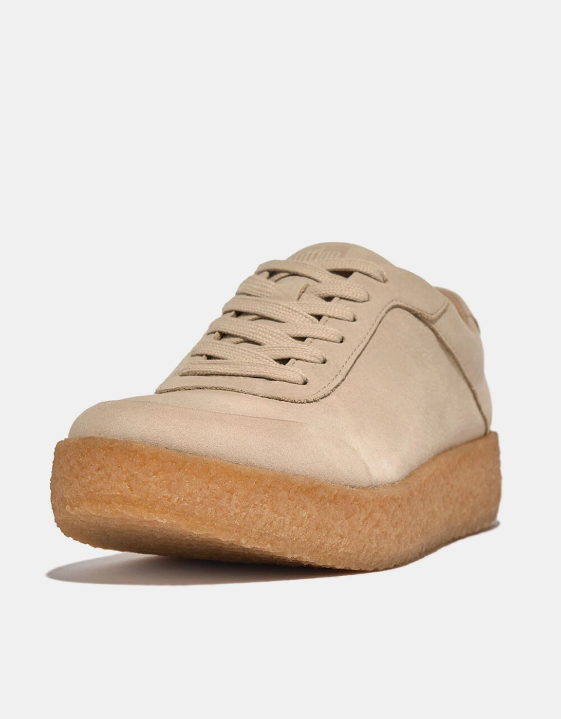 Rally Tumbled-Nubuck Crepe Trainers
