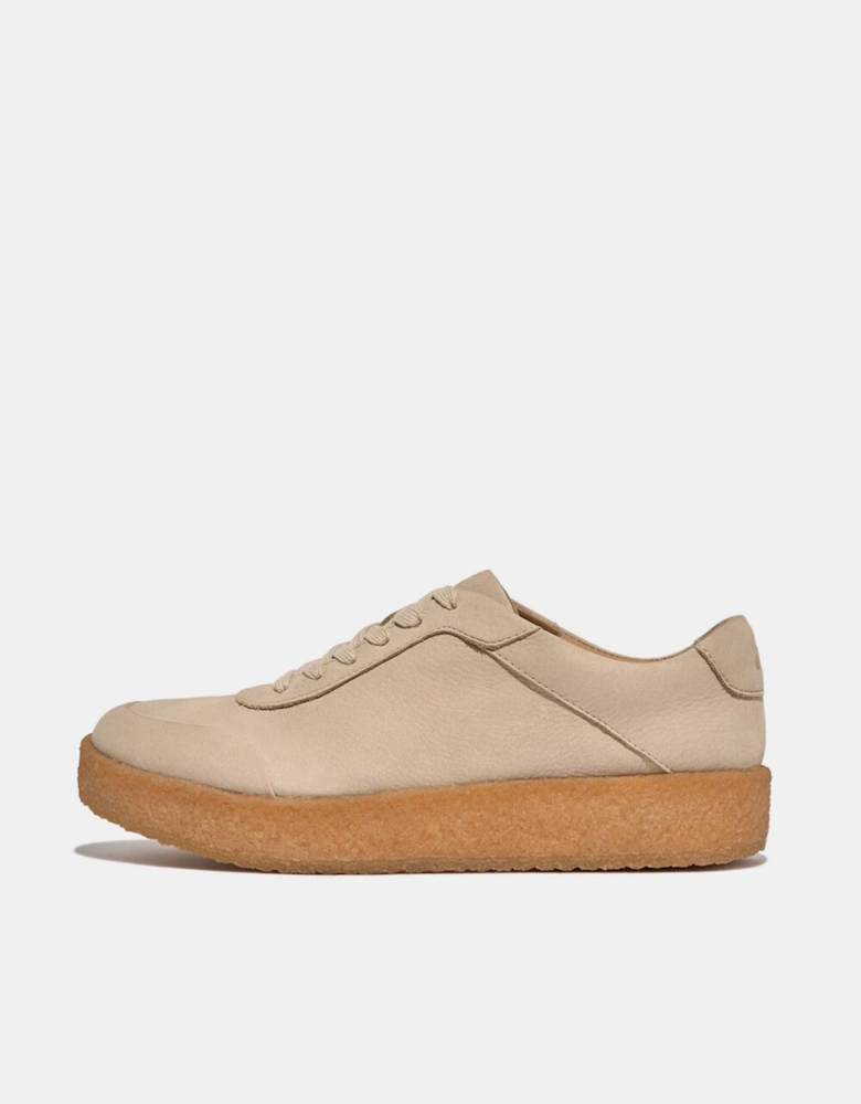 Rally Tumbled-Nubuck Crepe Trainers