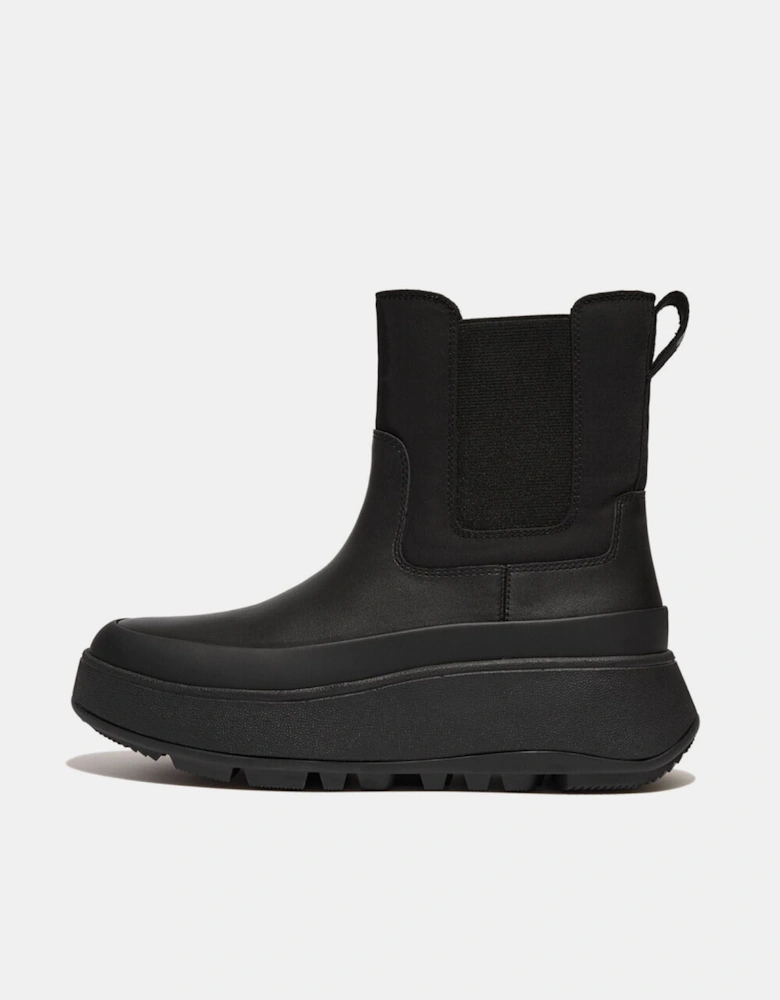 F-Mode Water-Resistant Flatform Chelsea Boots