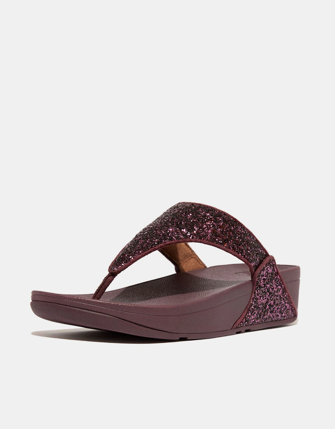 Lulu Glitter Toe-Thong Flip Flops