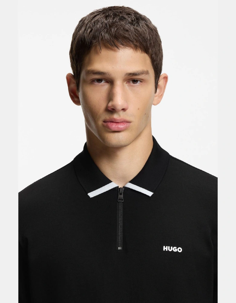 Dalomino Contrast Logo Polo Shirt