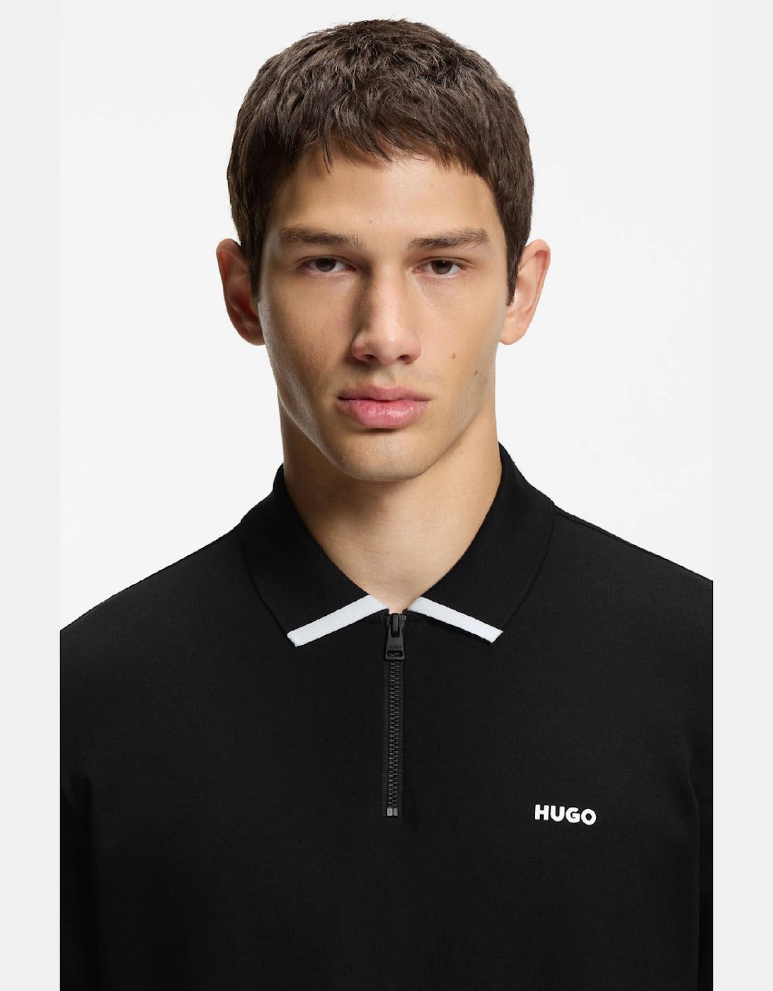 Dalomino Contrast Logo Polo Shirt
