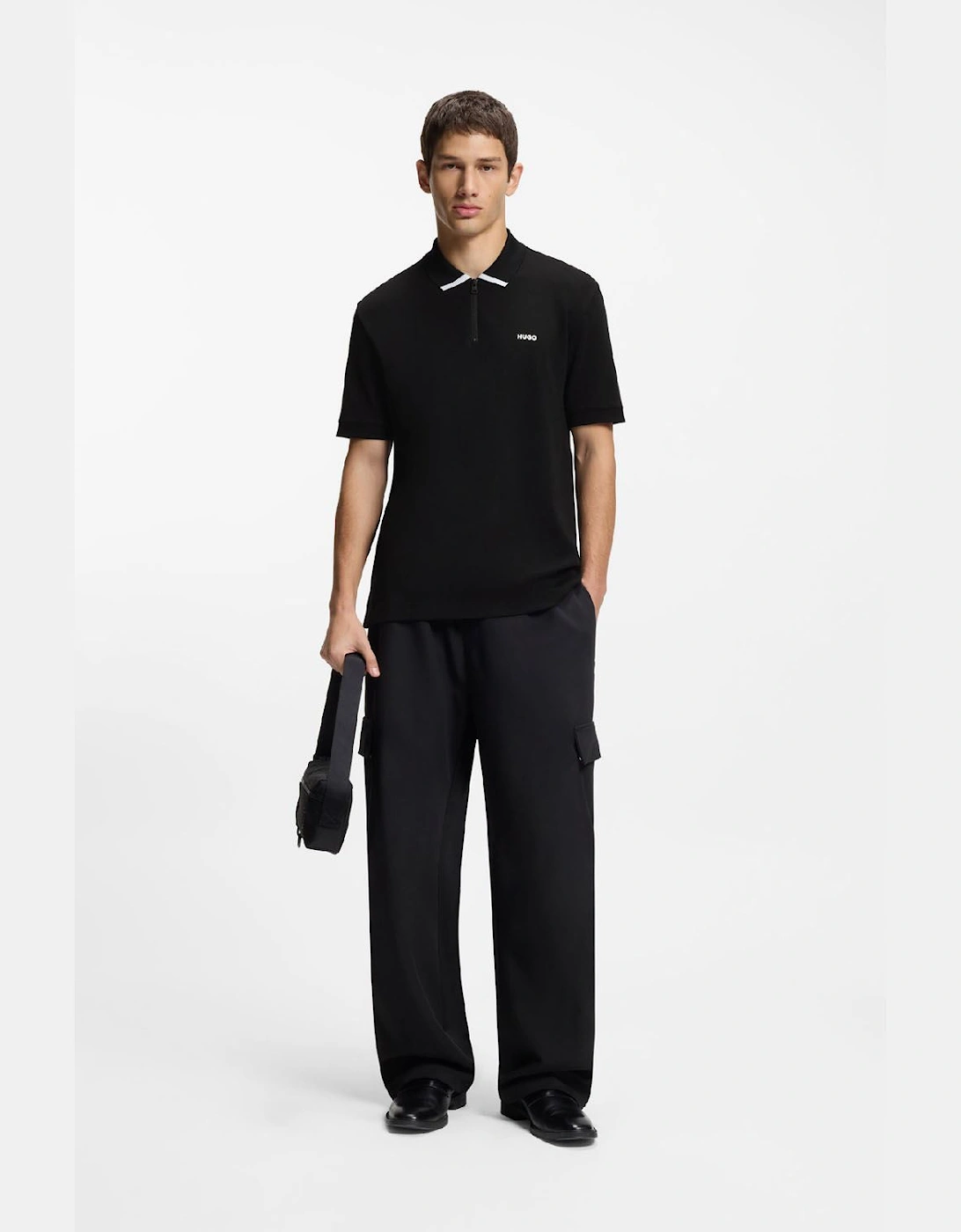 Dalomino Contrast Logo Polo Shirt