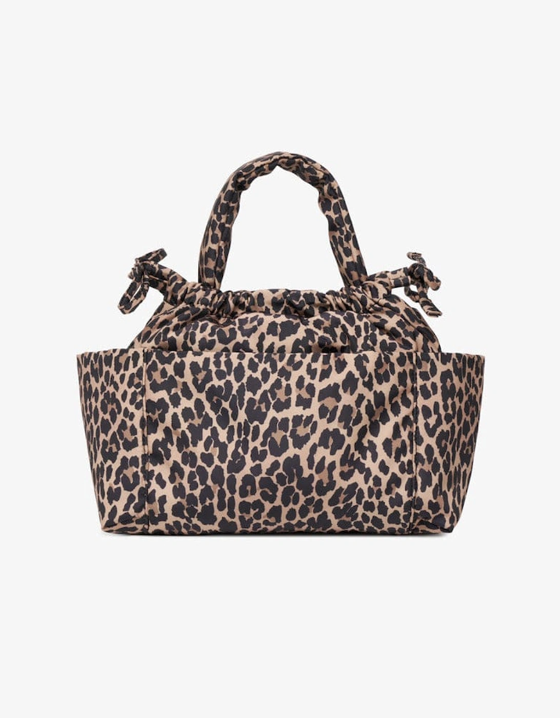 Mini Luna Drawstring Stroller Bag Leopard Print