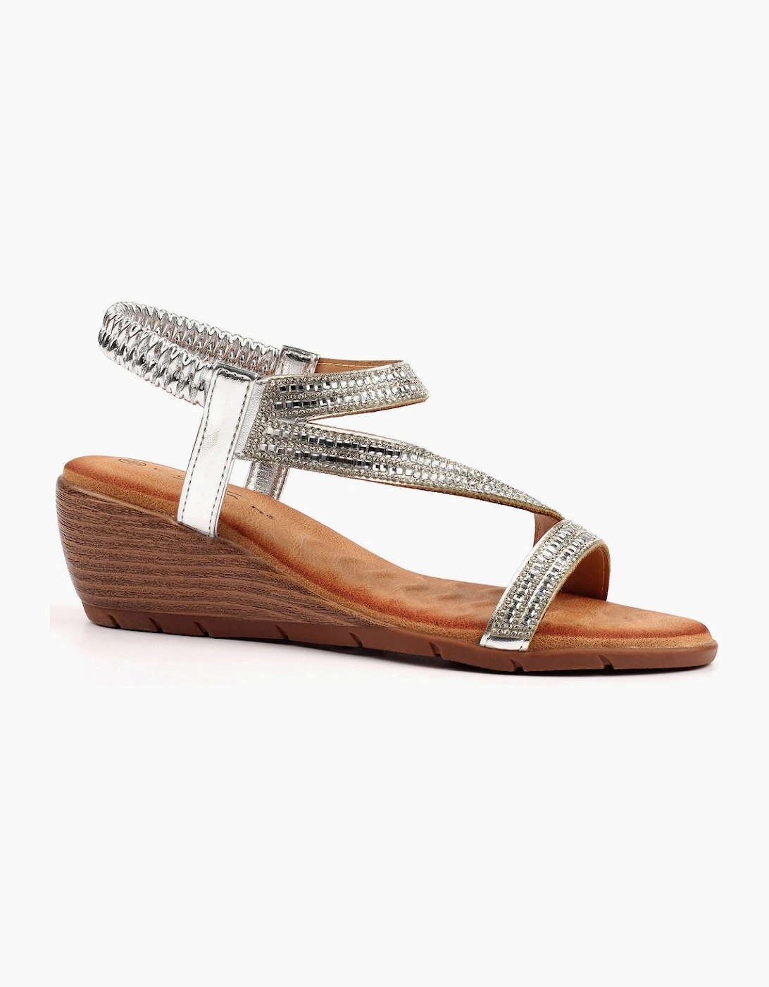 Darci Womens Wedge Sandals, 6 of 5