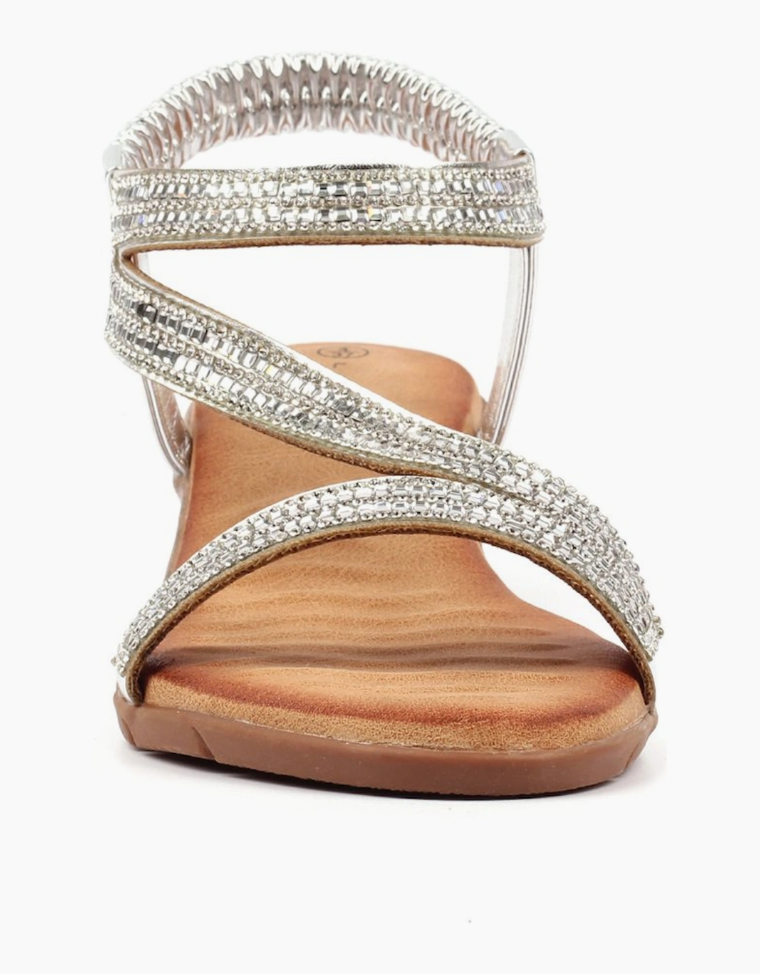 Darci Womens Wedge Sandals