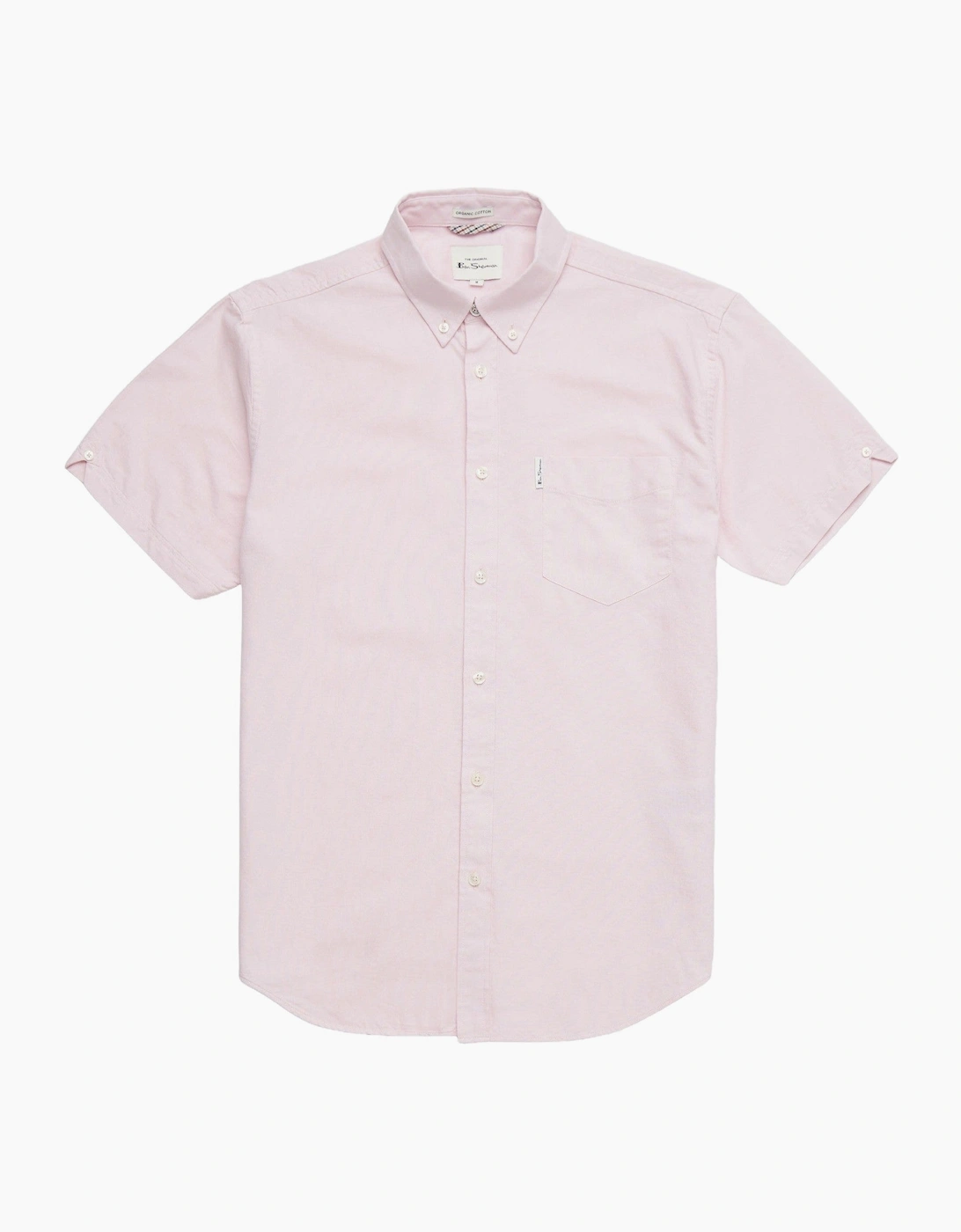 Mens Signature Gots Big & Tall Short Sleeve Shirt, 2 of 1