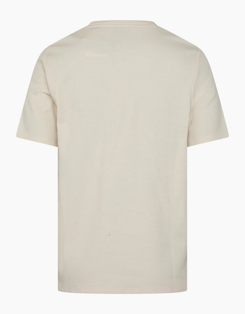 Waffle Knit Pyjama T-Shirt - Waffle T-Shirt