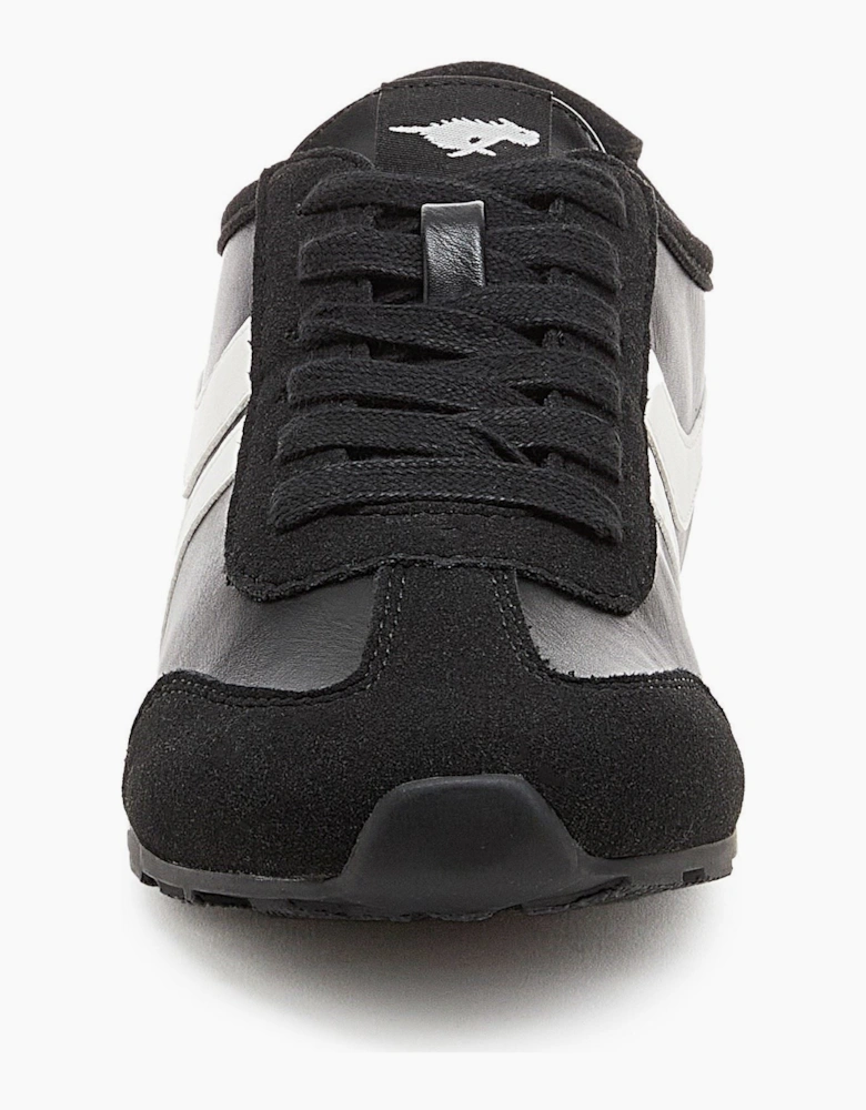 Destin PU Combo Polyurethane Women's Black/White Trainers