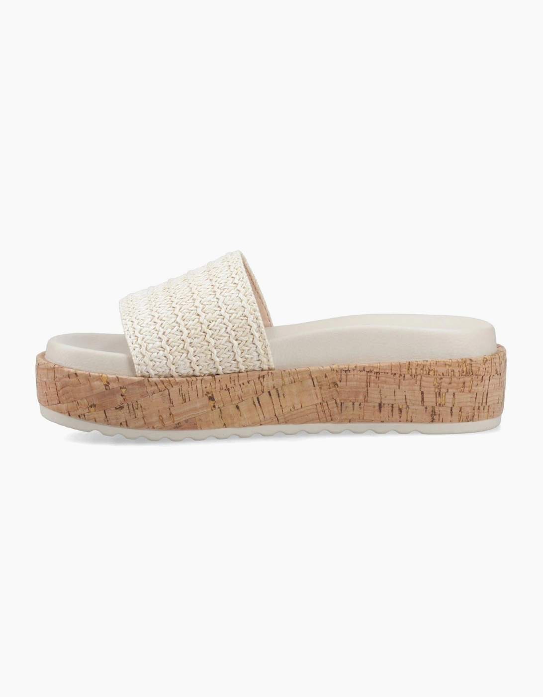 Faye Alti Raffia Textile Women's Natural Sandals