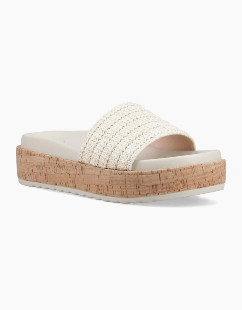 Faye Alti Raffia Textile Women's Natural Sandals