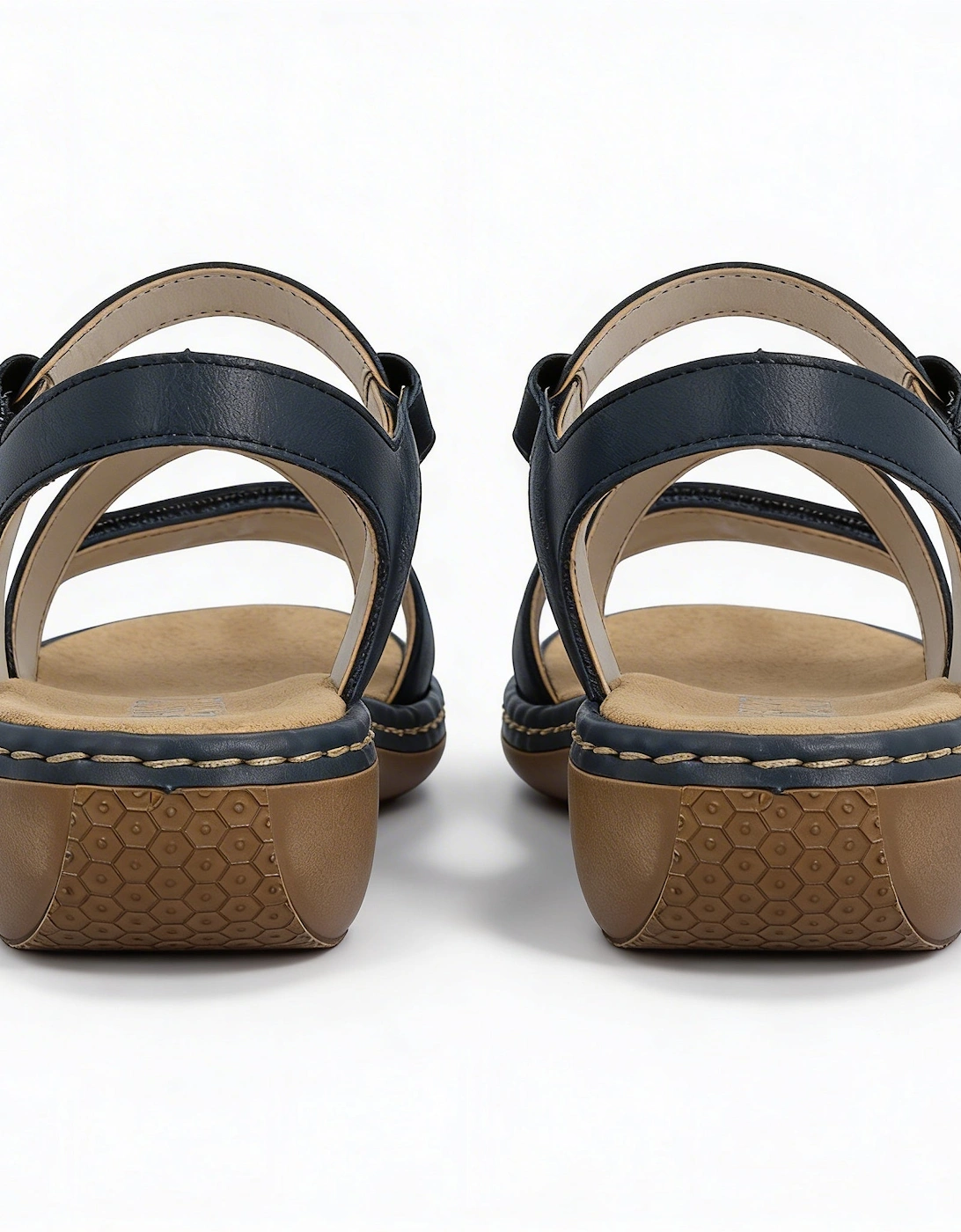 659C7-16 Womens Comfort Sandals Blue