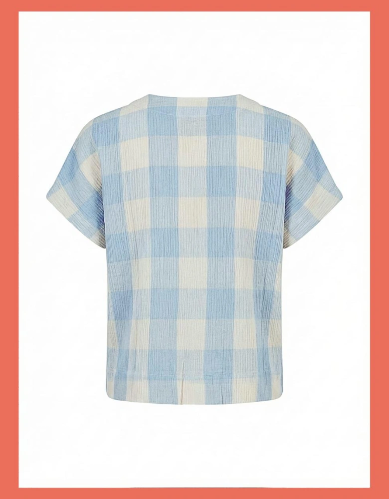 INDI&COLD Blue hue blouse